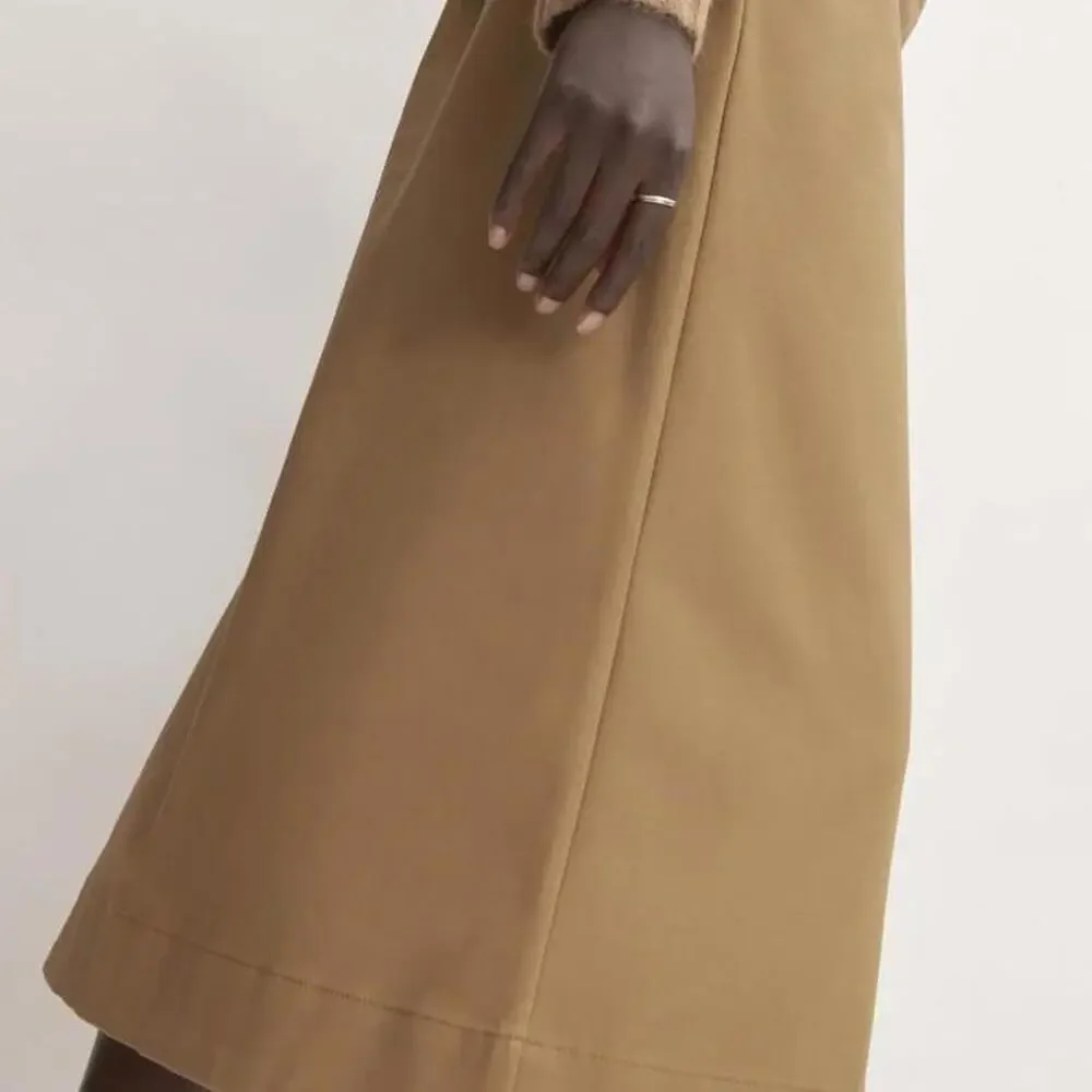 Everlane / structured A-line cotton skirt - Picture 4 of 7